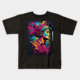 Urban Canvas - Street Art Extravaganza Kids T-Shirt